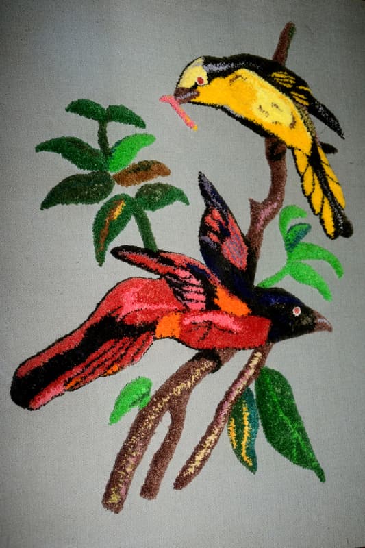 Punch needle embroidery piece 5