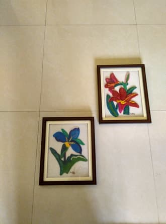 Punch needle embroidery piece 8