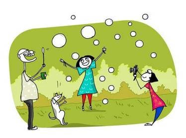 BUBBLES FOR GRANDPA